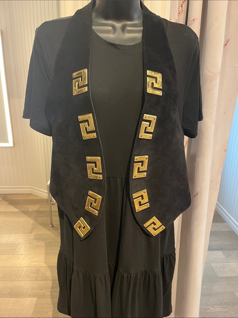 Vintage Canadian Suede Versace Style Vest